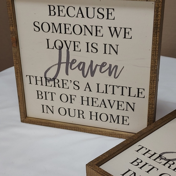 Rustic wooden framed quotes.  10"×10".  Handmade in Wisconsin. - Picture 2 of 4